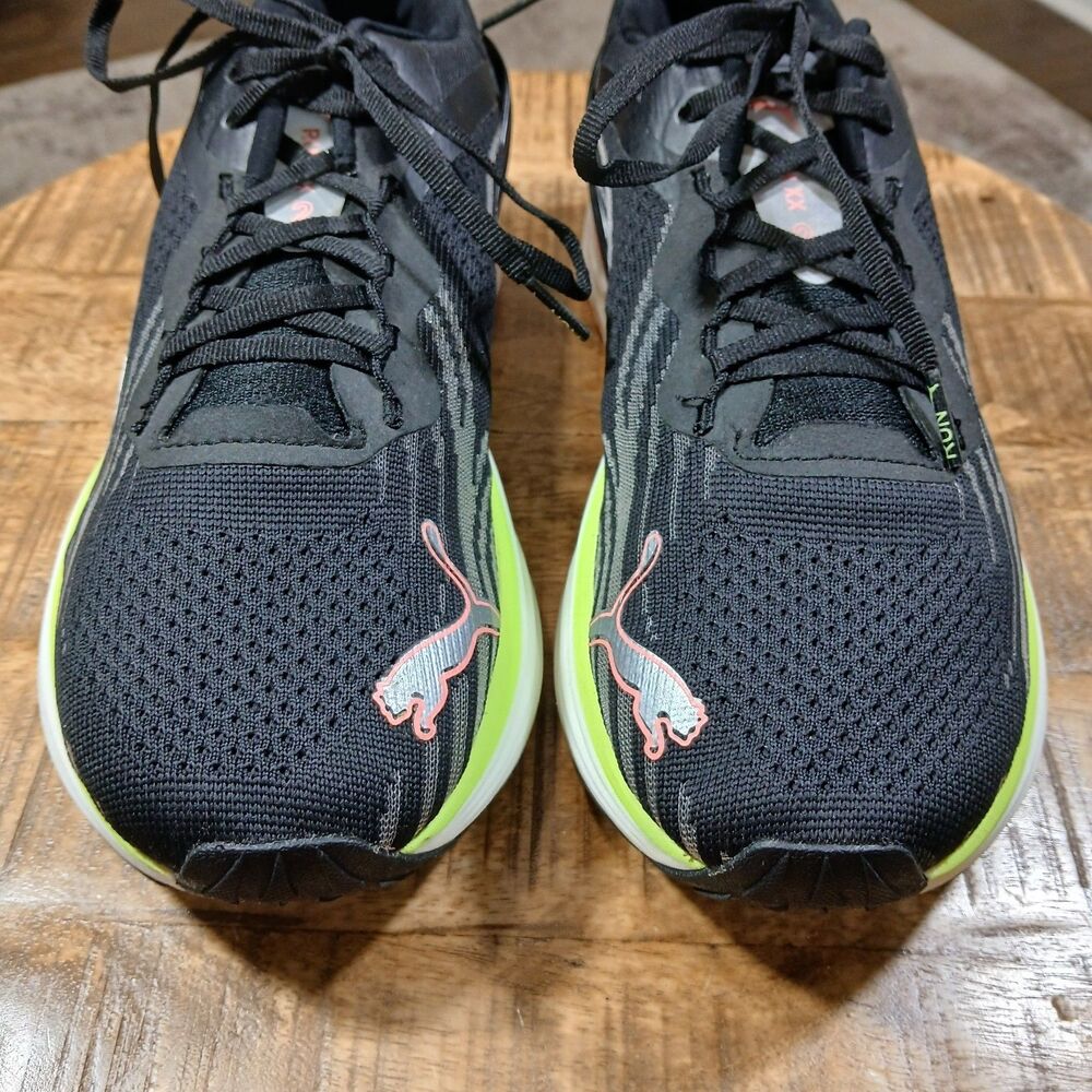 PUMA Run XX Nitro 2 Women's Running Shoes Black Koral Ice Pink Size 9.5 Athletic - Picture 12 of 16